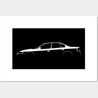 Pontiac Bonneville GXP (2004) Silhouette Posters and Art